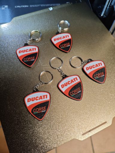 Llaveros ducati multicolor